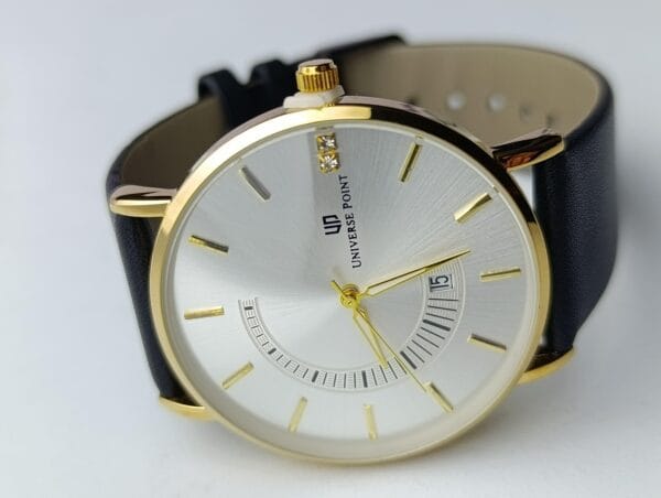 Elegant Universe Point Watch with Unique Ripple Dial - Image 5