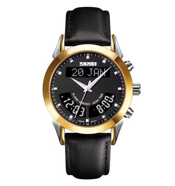 SKMEI Islamic Prayer Time (Namaz) Watch with Dual Display and Qibla Direction - Image 2