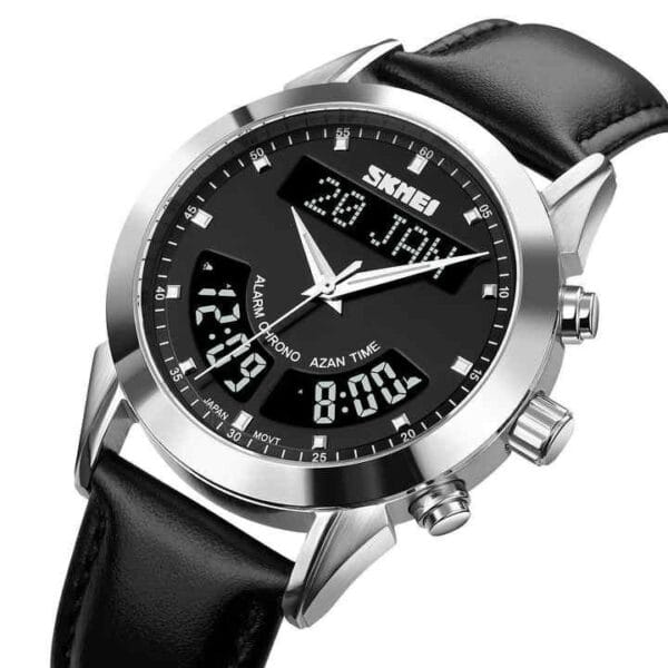 SKMEI Islamic Prayer Time (Namaz) Watch with Dual Display and Qibla Direction - Image 7