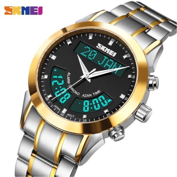 SKMEI Islamic Prayer Time (Namaz) Watch with Dual Display and Qibla Direction