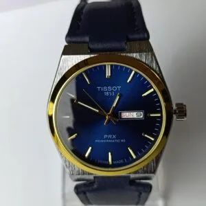 Tissot PRX : Blue Dial, Gold Bezel, Automatic