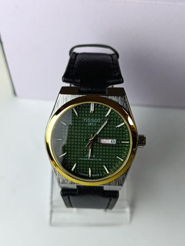 Tissot PRX : Blue Dial, Gold Bezel, Automatic - Image 3
