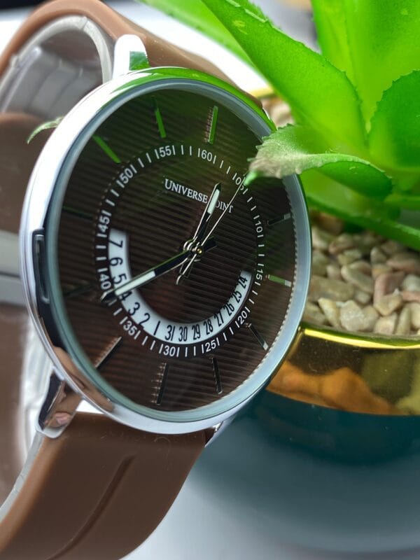  Universe Point Watch with  Decent Dial, Super Silicone Strap & Magnetic Lock - Image 9