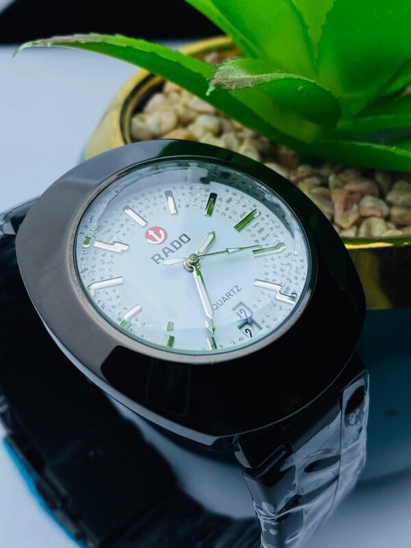 Glamorous Gold-Tone RADO Quartz Watch - Elevate Your Style, Many Colors to Choose From - Image 10