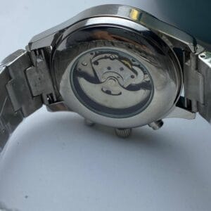 Men's Omega De Ville Co-Axial Chronometer Style Watch with White Dial & Diamond Markers