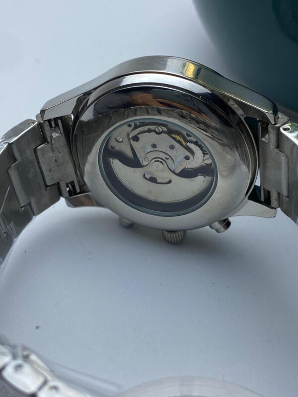 Men's Omega De Ville Co-Axial Chronometer Style Watch with White Dial & Diamond Markers - Image 4