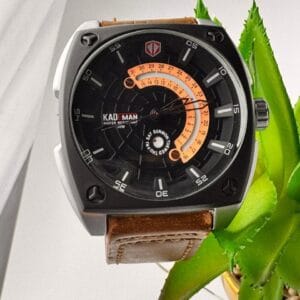 KAD MAN Men's Watch with Unique Circular Date & Day Display