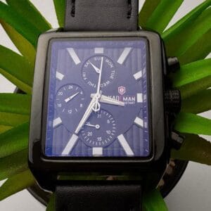 KAD MAN Men's Watch with Unique Circular Date & Day Display
