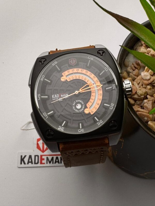 KAD MAN Men's Watch with Unique Circular Date & Day Display - Image 8