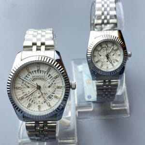 Perfect Pair: Elegant Two-Tone Couple Watches by MOMENT