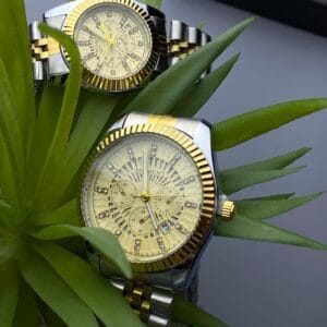 Perfect Pair: Elegant Two-Tone Couple Watches by MOMENT