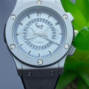Bold Precision: The Striking HUB Quartz Watch