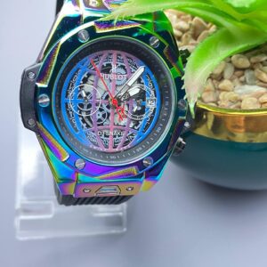Chromatic Statement: The Iridescent Hublot Timepiece
