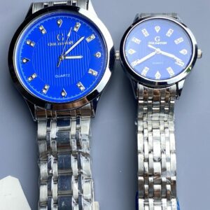 Sparkling Blue: Goldston Matching Couple Watches