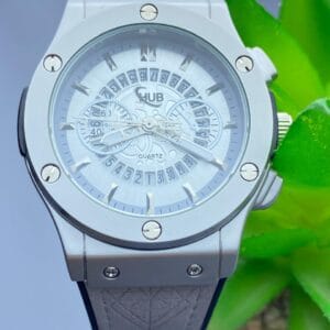 Bold Precision: The Striking HUB Quartz Watch