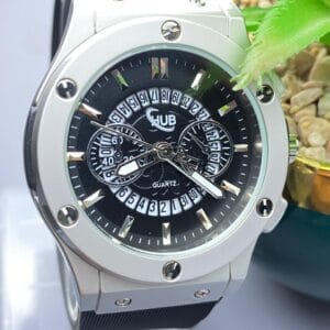 Bold Precision: The Striking HUB Quartz Watch