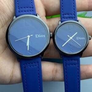 Matching Blues: Dios Elegant Couple Watches