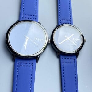 Matching Blues: Dios Elegant Couple Watches