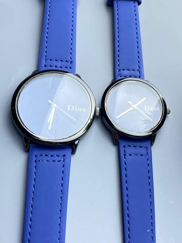 Matching Blues: Dios Elegant Couple Watches - Image 5