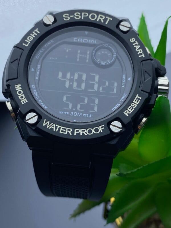 Tough & Ready: S-SPORT Waterproof Digital Watch - Image 2