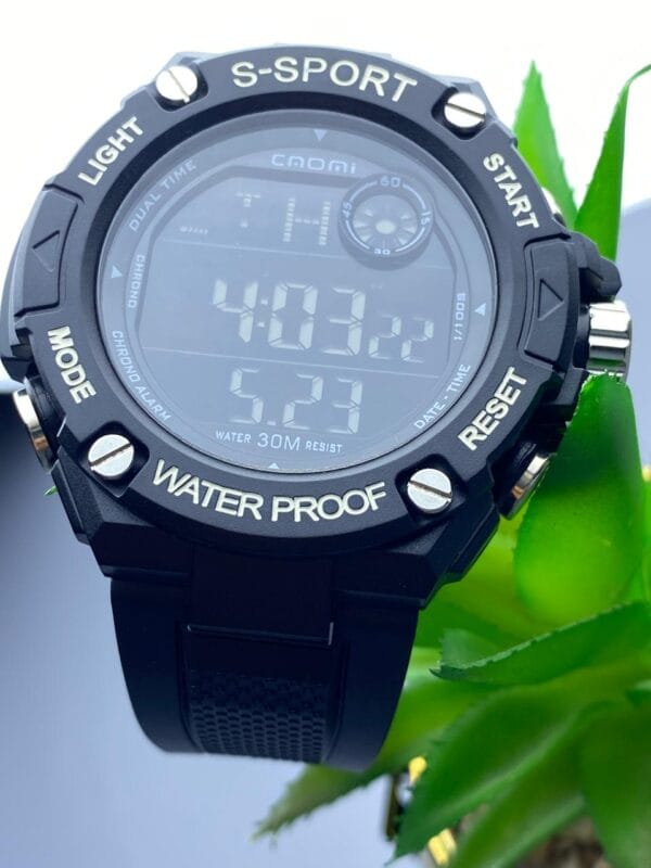 Tough & Ready: S-SPORT Waterproof Digital Watch