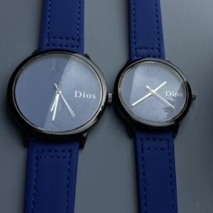 Matching Blues: Dios Elegant Couple Watches