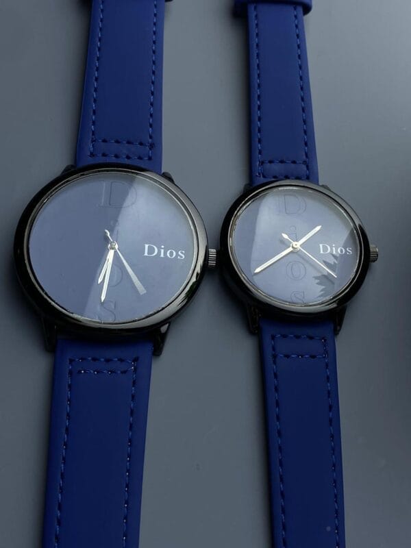 Matching Blues: Dios Elegant Couple Watches - Image 6