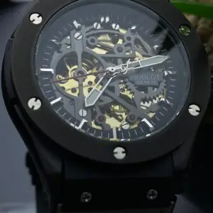 Bold Engineering: Hublot Black Skeleton Automatic