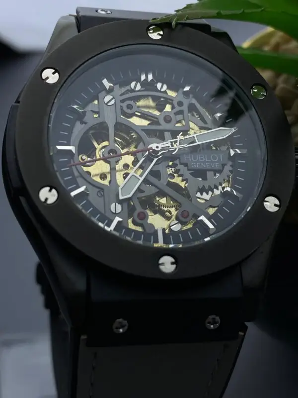 Bold Engineering: Hublot Black Skeleton Automatic