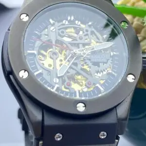 Bold Engineering: Hublot Black Skeleton Automatic