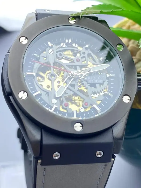 Bold Engineering: Hublot Black Skeleton Automatic - Image 3