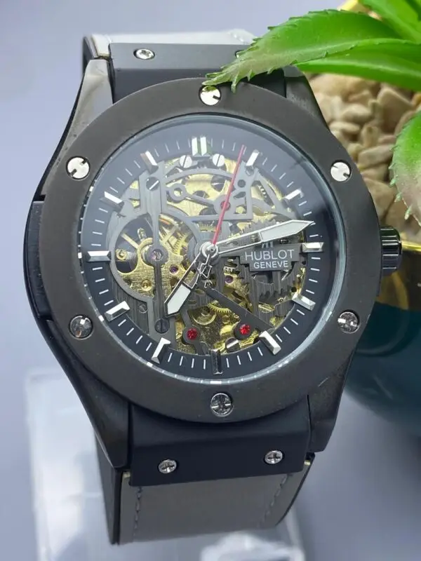 Bold Engineering: Hublot Black Skeleton Automatic - Image 2