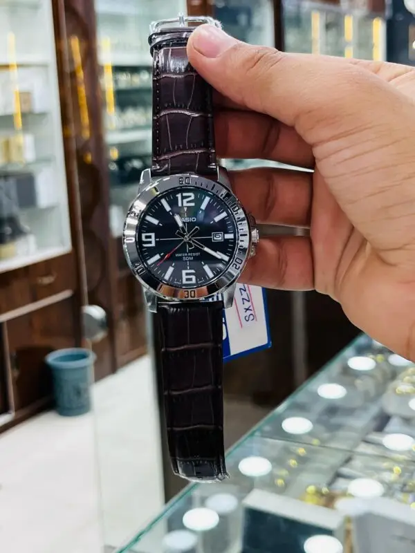 Timeless Style: Casio Gold & Black Analog Watch