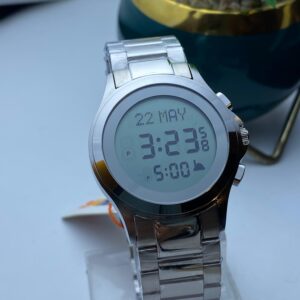SKMEI Stainless Steel Digital Prayer Watch with Azan & Alarm Function