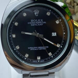 Men's Rolex Datejust - Black Dial, Diamond Accents
