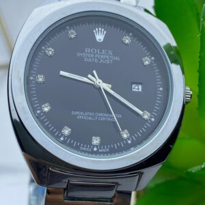 Men's Rolex Datejust - Black Dial, Diamond Accents