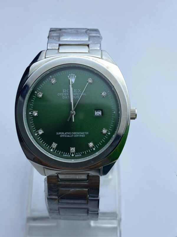 Men's Rolex Datejust - Black Dial, Diamond Accents - Image 2