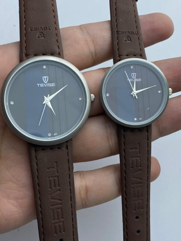 Elegant TEVISE Couple Watches – Timeless Style for Two - Image 4