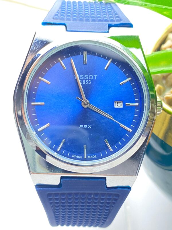 Tissot PRX Powermatic 80 Gold Dial & Comfortable Rubber Strap - Image 4