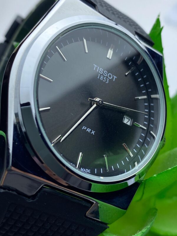 Tissot PRX Powermatic 80 Gold Dial & Comfortable Rubber Strap - Image 2