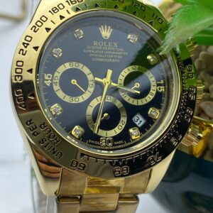 Gold Rolex Daytona Style Chronograph