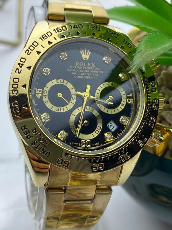 Gold Rolex Daytona Style Chronograph - Image 6