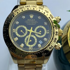 Gold Rolex Daytona Style Chronograph