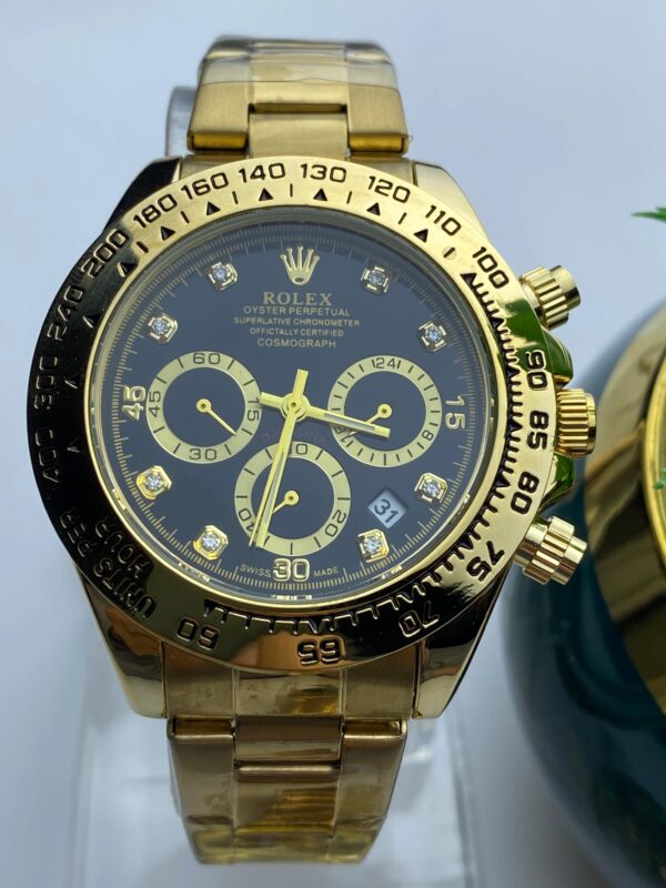 Gold Rolex Daytona Style Chronograph - Image 2
