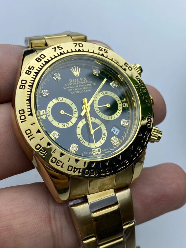 Gold Rolex Daytona Style Chronograph - Image 7