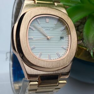 Patek Philippe Rose Gold Watch with Date - Elegant Design