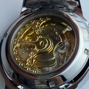 Fitron Mechanical Movement Skeleton Watch - Open Dial Design