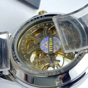 Fitron Mechanical Movement Skeleton Watch - Open Dial Design