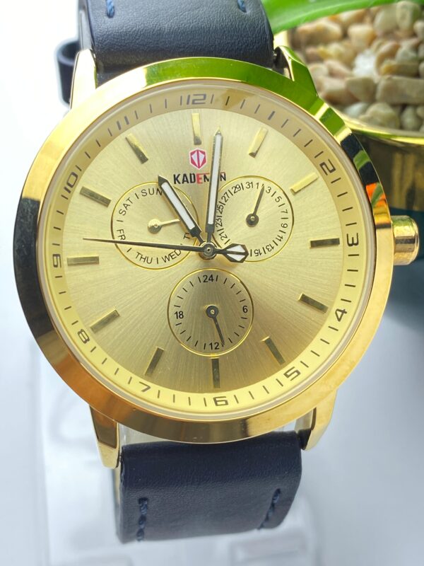 Kademan Gold Chronograph with Day & Date - Image 3