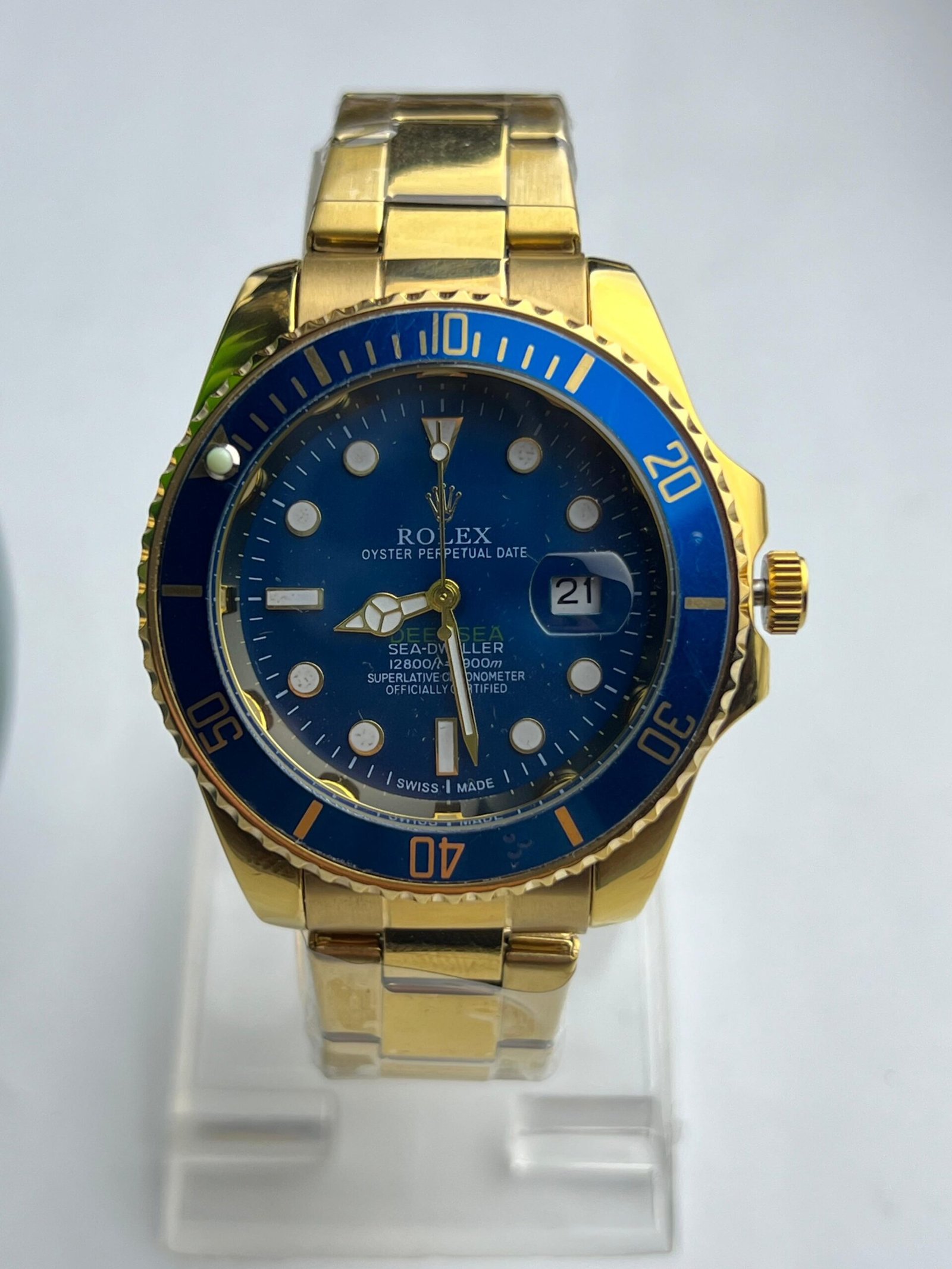 Men's Rolex-Branded Submariner-Style Watch:Rotating Bezel - Image 2